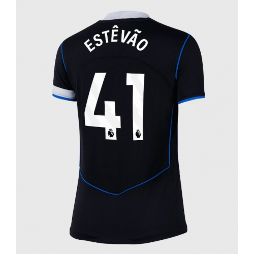 Billige Fotballdrakt Chelsea Estevao Willian #41 Replika Tredjedrakt Dame 2025-26 Kortermet Billige Fotballdrakt Chelsea Estevao Willian #41 Replika Tredjedrakt Dame 2025-26 Kortermet